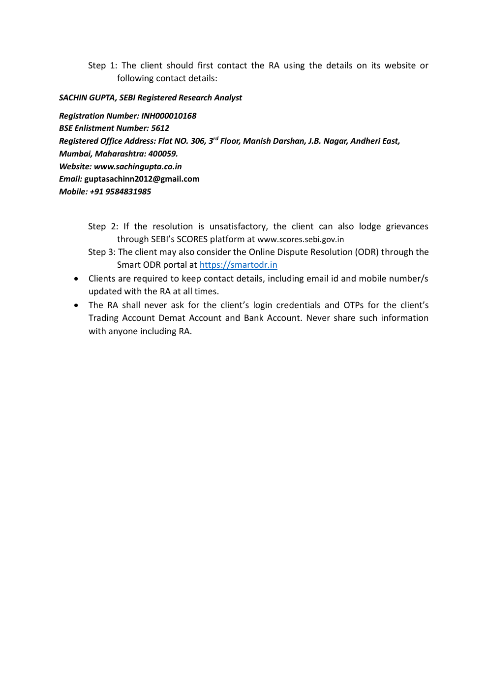 Terms and Conditions page 2